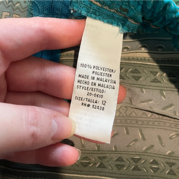 Vintage Beachy Dressy Casual Dinner Skirt Sz 12 - Picture 2 of 6